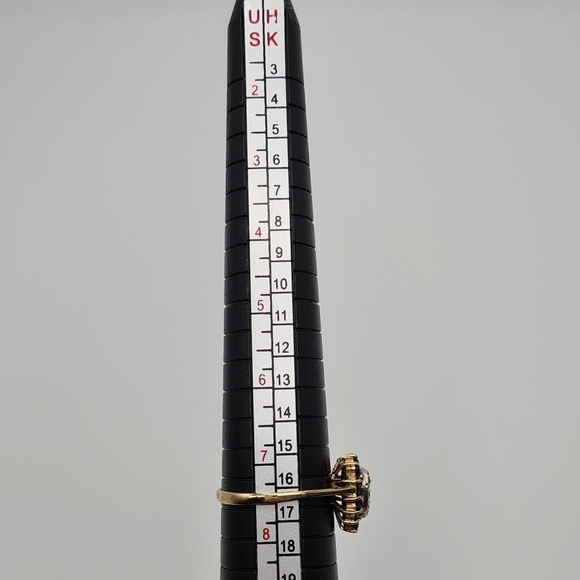 IGC Jewelry 14K Solid Yellow Gold Heart Shaped Ring US Size 7.5 - Picture 3 of 12